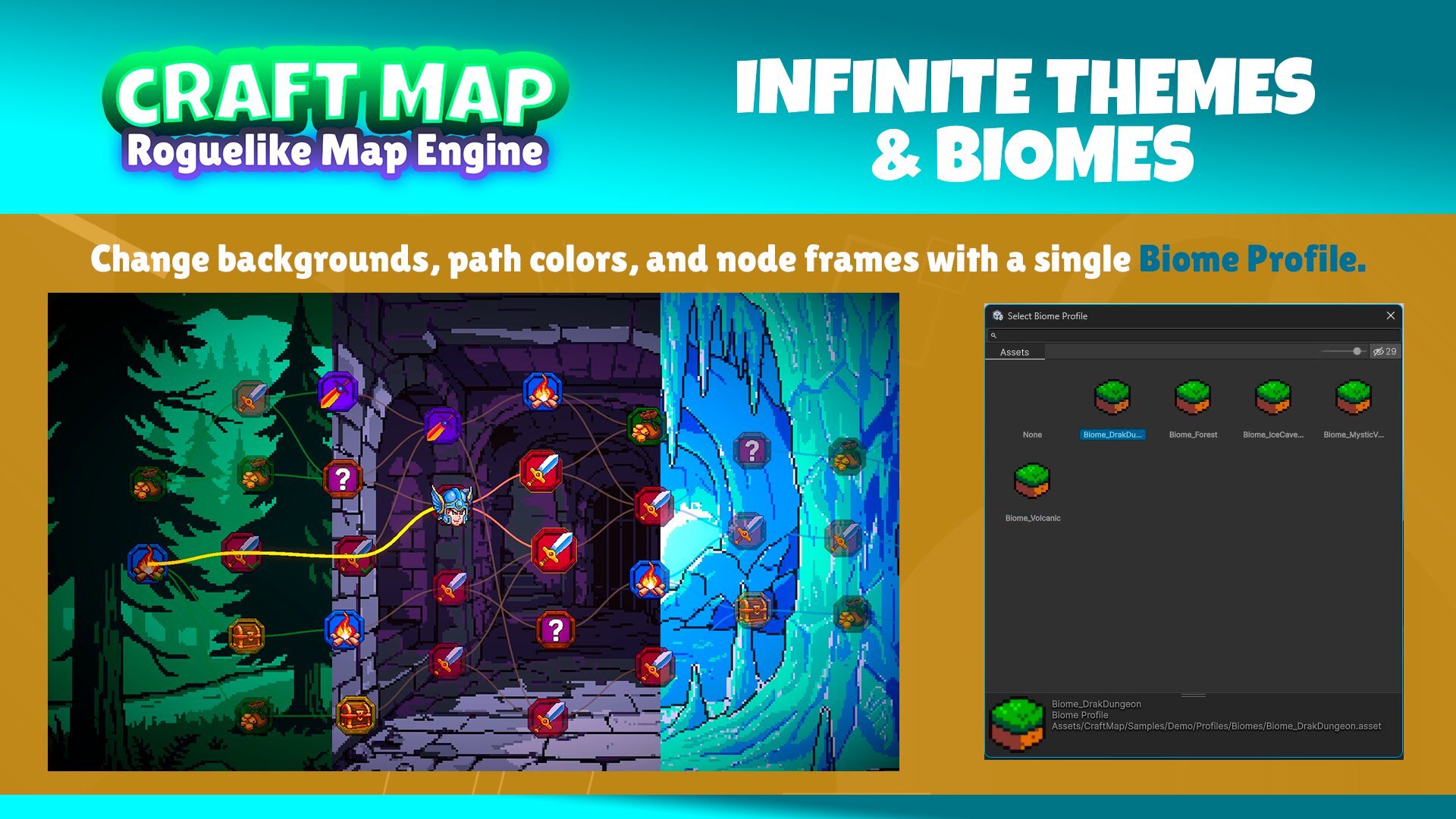 CraftMap UI and Biomes